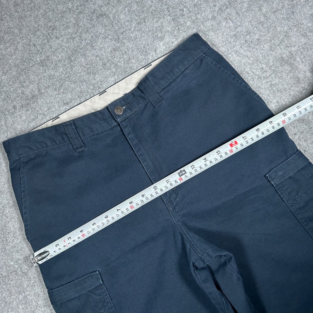 Dickies Cargo Shorts Mens 34(32x10) Navy Blue Loose Fit Workwear Skate Utility - Picture 8 of 14